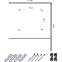 SKRZYNKA NA LISTY 30,5X9,5X33CM 1067520 SASKA GARDEN SASKA
