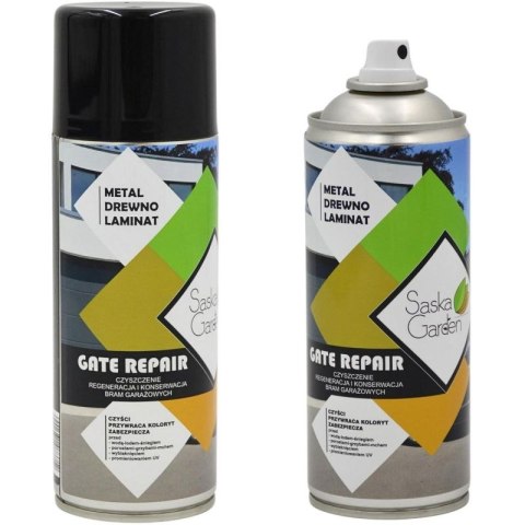 ŚRODEK DO CZYSZCZENIA REGENERACJI KONSERWACJI BRAM GARAŻOWYCH SPRAY 400ML SASKA GARDEN