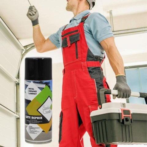 ŚRODEK DO CZYSZCZENIA REGENERACJI KONSERWACJI BRAM GARAŻOWYCH SPRAY 400ML SASKA GARDEN