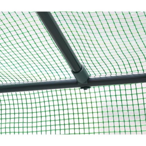 SZKLARNIA DO POMIDORÓW OGÓRKÓW 200x77x168-150CM PE ZIELONA SASKA GARDEN