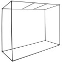SZKLARNIA DO POMIDORÓW OGÓRKÓW 200x77x168-150CM PE ZIELONA SASKA GARDEN