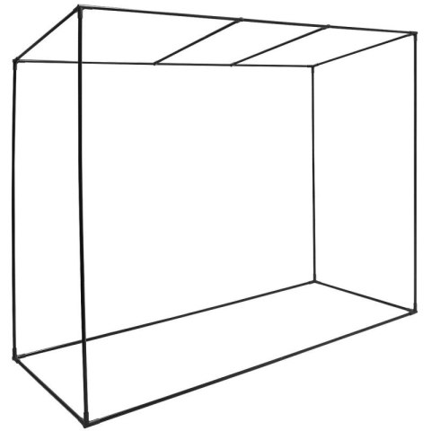 SZKLARNIA DO POMIDORÓW OGÓRKÓW 200x77x168-150CM PE ZIELONA SASKA GARDEN