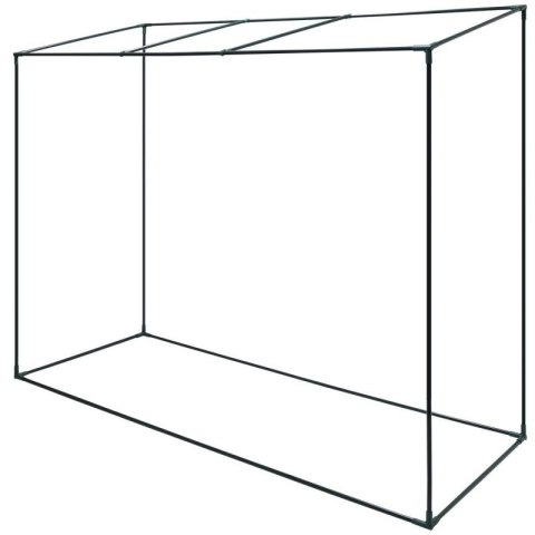 SZKLARNIA DO POMIDORÓW OGÓRKÓW 200x77x168-150CM PE ZIELONA SASKA GARDEN