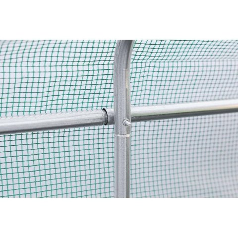 SZKLARNIA TUNEL OGRODOWY 300x600x200CM PE KONSTRUKCJA STAL ZIELONY SASKA GARDEN