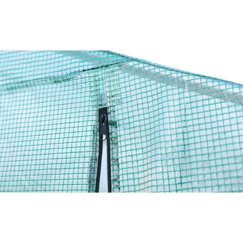 SZKLARNIA TUNEL OGRODOWY 300x600x200CM PE KONSTRUKCJA STAL ZIELONY SASKA GARDEN