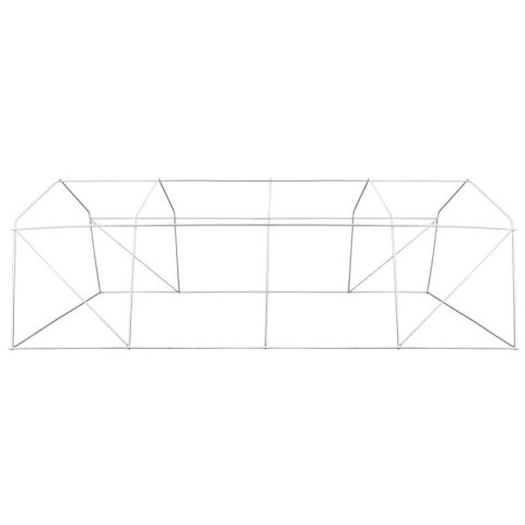 SZKLARNIA TUNEL OGRODOWY 300x600x200CM PE KONSTRUKCJA STAL ZIELONY SASKA GARDEN