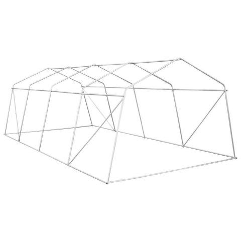 SZKLARNIA TUNEL OGRODOWY 300x600x200CM PE KONSTRUKCJA STAL ZIELONY SASKA GARDEN