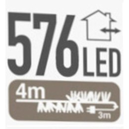 LAMPKI CHOINKOWE ŁAŃCUCH ŚWIETLNY 576 LED TIMER MULTIKOLOR Koopman