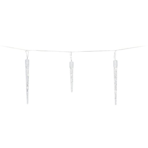 LAMPKI KURTYNA ŚWIETLNA SOPLE ZEW 72 LED CIEPŁY BIAŁY TIMER