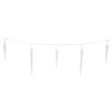 LAMPKI KURTYNA ŚWIETLNA SOPLE ZEW 72 LED ZIMNY BIAŁY TIMER