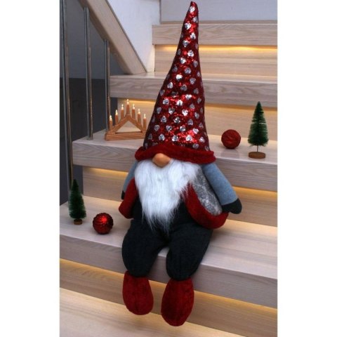 SKRZAT MIKOŁAJ ŚWIĄTECZNY SIEDZĄCY 92CM SASKA GARDEN