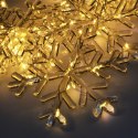 LAMPKI CHOINKOWE KURTYNA ŚWIETLNA 120x120 CM 232LED CIEPŁY BIAŁY PŁATKI ŚNIEGU Koopman