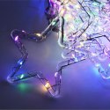 LAMPKI CHOINKOWE KURTYNA ŚWIETLNA 200x200 CM 415LED GWIAZDKI MULTIKOLOR Koopman