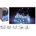 LAMPKI DRUCIKI GIRLANDA 240 LED ZIMNY BIAŁY