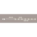 LAMPKI DRUCIKI GIRLANDA 240 LED ZIMNY BIAŁY