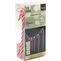 LAMPKI GIRLANDA 10 LED LIZAKI LASKI CHOINKOWE CIEPŁY BIAŁY LUCA LUCA