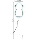 NEON BAŁWAN BIAŁY 81 LED NA BATERIE 14,5x96CM LUCA LUCA