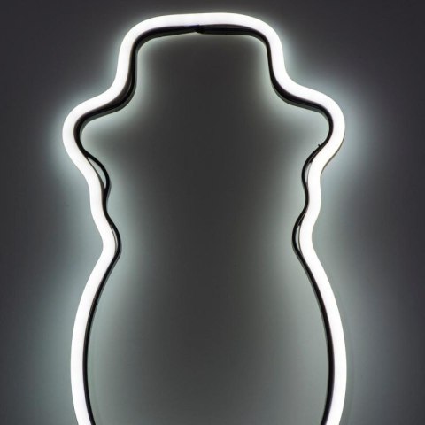 NEON BAŁWAN BIAŁY 81 LED NA BATERIE 14,5x96CM LUCA LUCA