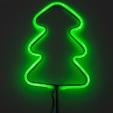 NEON CHOINKA ZIELONA 87 LED NA BATERIE 16x91CM LUCA LUCA