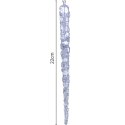 SOPLE LODU KRYSZTAŁOWE DEKORACJA WISZĄCA 22CM 4SZT Koopman