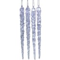 SOPLE LODU KRYSZTAŁOWE DEKORACJA WISZĄCA 22CM 4SZT Koopman