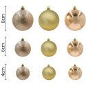BOMBKA DEKORACYJNA PLASTIKOWA BEZPIECZNA 46SZT MICA COPPER MICA