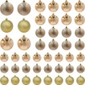 BOMBKA DEKORACYJNA PLASTIKOWA BEZPIECZNA 46SZT MICA COPPER MICA