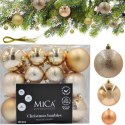 BOMBKA DEKORACYJNA PLASTIKOWA BEZPIECZNA 46SZT MICA COPPER MICA