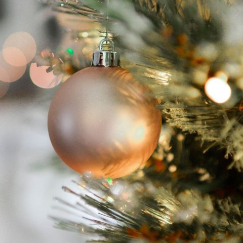 BOMBKA DEKORACYJNA PLASTIKOWA BEZPIECZNA 46SZT MICA COPPER MICA