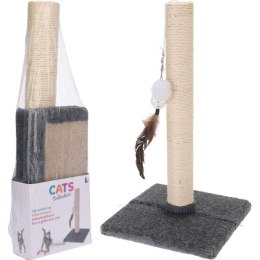 DRAPAK DLA KOTA SŁUPEK Z ZABAWKĄ 53CM CATS COLLECTION