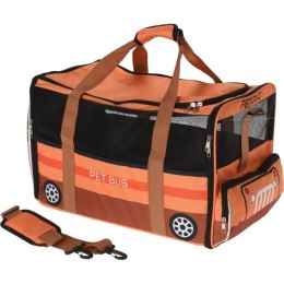 TRANSPORTER DLA ZWIERZAKA 52X30X32,5CM PET BUS POMARAŃCZOWY PETS COLLECTION