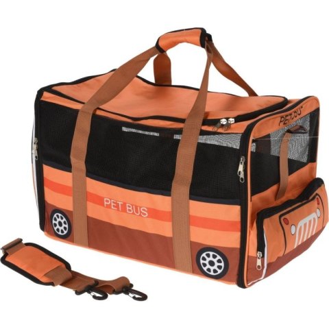 TRANSPORTER DLA ZWIERZAKA 52X30X32,5CM PET BUS POMARAŃCZOWY PETS COLLECTION