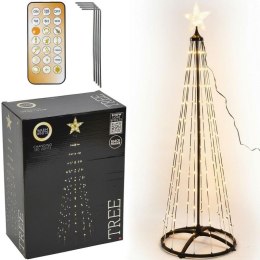 CHOINKA DEKORACYJNA 550LED CIEPŁY BIAŁY 300CM BLACK Koopman
