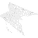 DEKORACJA PAPIEROWA PŁATEK ŚNIEGU ŚR. 64 CM BIAŁY DELUXE Deluxe