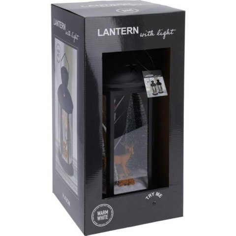 LATARNIA DEKORACYJNA LED 43CM RENIFERY AMBIANCE LIGHT