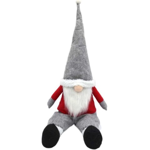 MIKOŁAJ DEKORACYJNY LAZY SANTA 45+20CM SASKA GARDEN