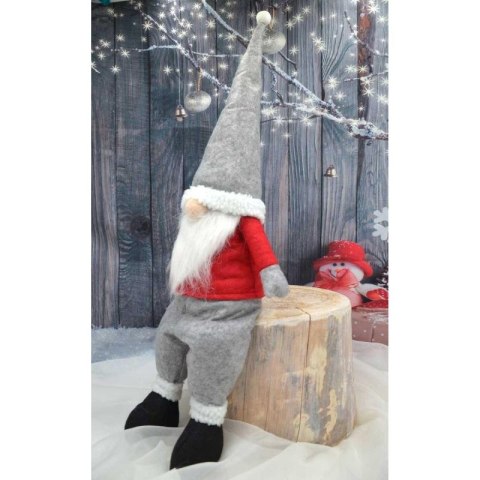 MIKOŁAJ DEKORACYJNY LAZY SANTA 45+20CM SASKA GARDEN