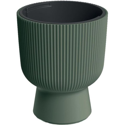 DONICZKA DO KWIATÓW MILLY NA NODZE ŚR 24CM ZIELONA PINA Prosperplast