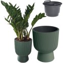 DONICZKA DO KWIATÓW MILLY NA NODZE ŚR 24CM ZIELONA PINA Prosperplast