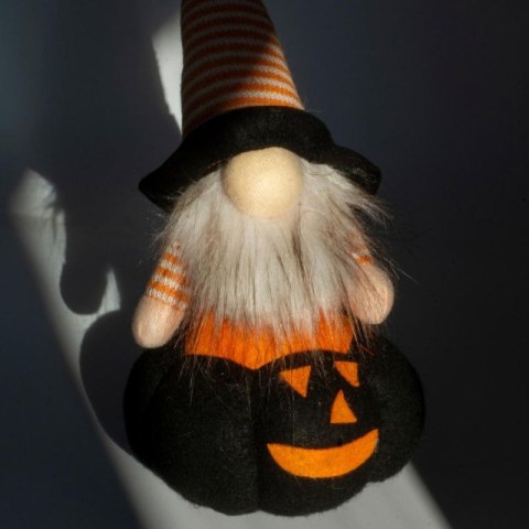 FIGURKA DEKORACYJNA NA DYNI 35CM LED HALLOWEEN CZARNY