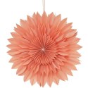 GWIAZDA DEKORACYJNA WISZĄCA PAPIEROWA 3D 50CM RÓŻOWA