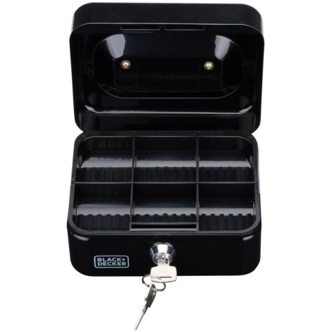 KASETKA METALOWA NA PIENIĄDZE DOKUMENTY 15x8x11,8 CM BLACK + DECKER BLACK + DECKER