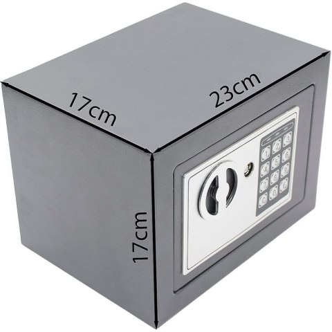 SEJF Z ZAMKIEM CYFROWYM 23X17X17CM 1067582 SASKA GARDEN SASKA