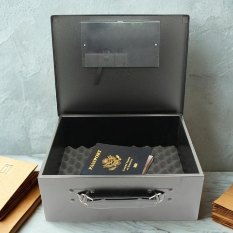 SEJF Z ZAMKIEM CYFROWYM 32,4x12,7x25,5CM 1068756 SASKA GARDEN SASKA