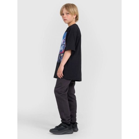 T-shirt oversize z nadrukiem chłopięcy 4F 4FJRAW25TTSHM3061-20S 4f