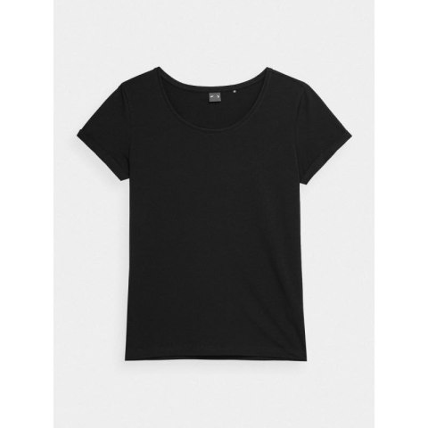 T-shirt regular gładki damski 4F 4FMM00TTSHF732-20S 4f