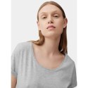 T-shirt regular gładki damski 4F 4FMM00TTSHF732-27M 4f
