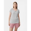 T-shirt regular gładki damski 4F 4FMM00TTSHF732-27M 4f