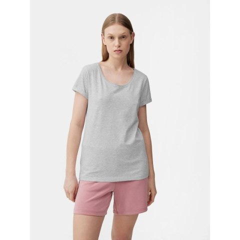 T-shirt regular gładki damski 4F 4FMM00TTSHF732-27M 4f
