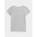 T-shirt regular gładki damski 4F 4FMM00TTSHF732-27M 4f